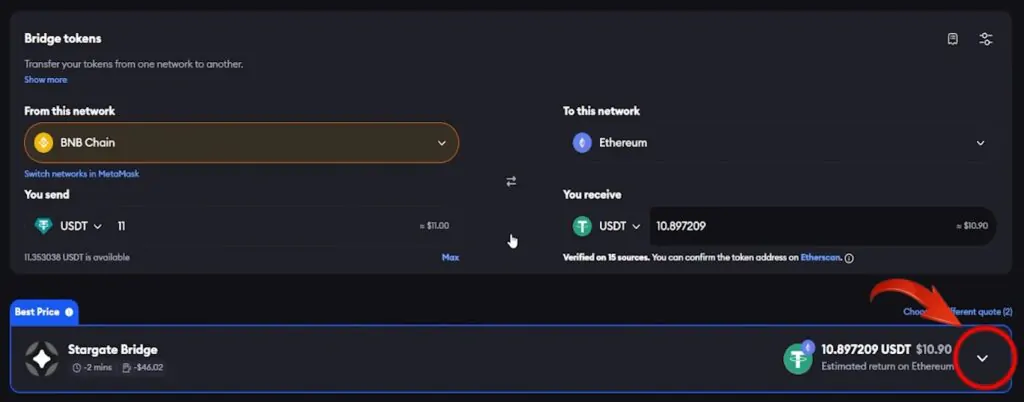 MetaMask Bridge