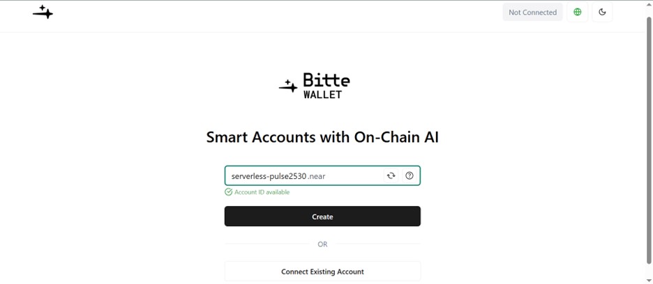 Get Started With Bitte Wallet