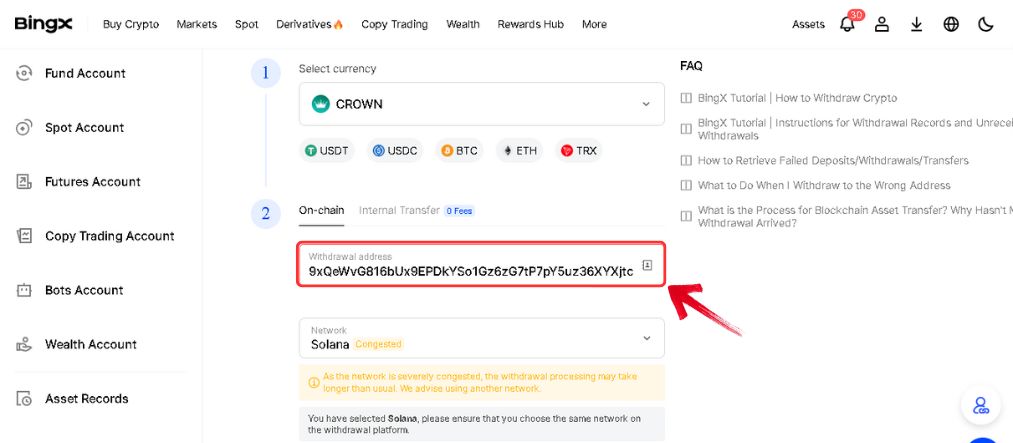Buy Crown Tokens